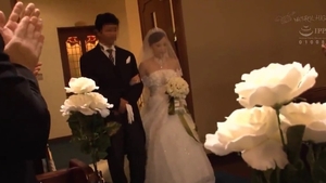 Japanese bride group sex JOI