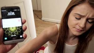 Bratty Sis: Small tits Rosalyn Sphinx creampie blowjobs