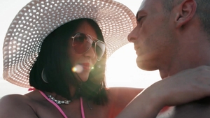 HarmonyVision-Video: European girl demonstrates small tits