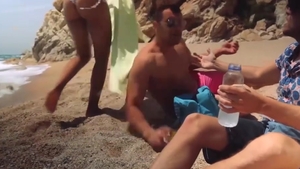VipSexVault: Noe Milk cumshot at the beach