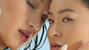 BLACKED.com - Brunette Rae Lil Black wearing bikini threesome