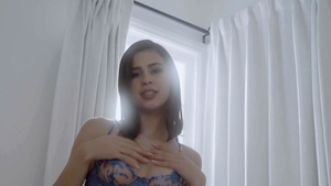 Lucid Flix: Brunette Kylie Rocket POV cowgirl fuck in the farm