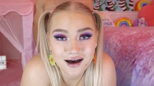 Slutty Teen Gets A Full Facial From Charles